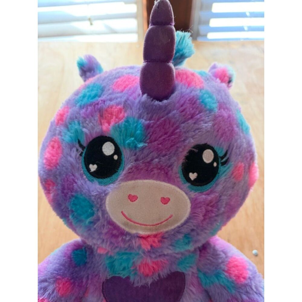 2 Build-A-Bears Enchanted Dragon Fairy and Heartables Unicorn Land Purple Heart